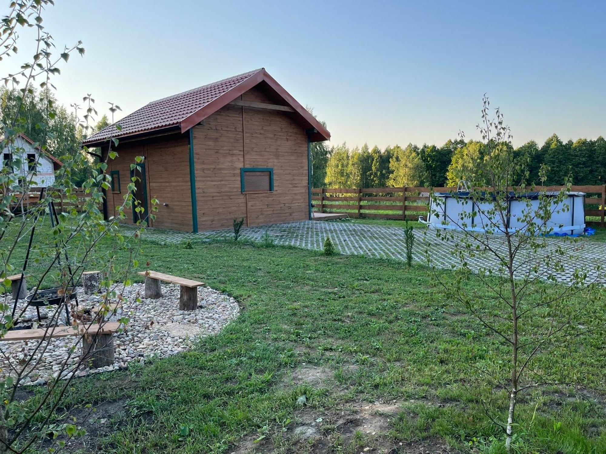 Zielona Chatka Nad Sapina Pozezdrze Extérieur photo