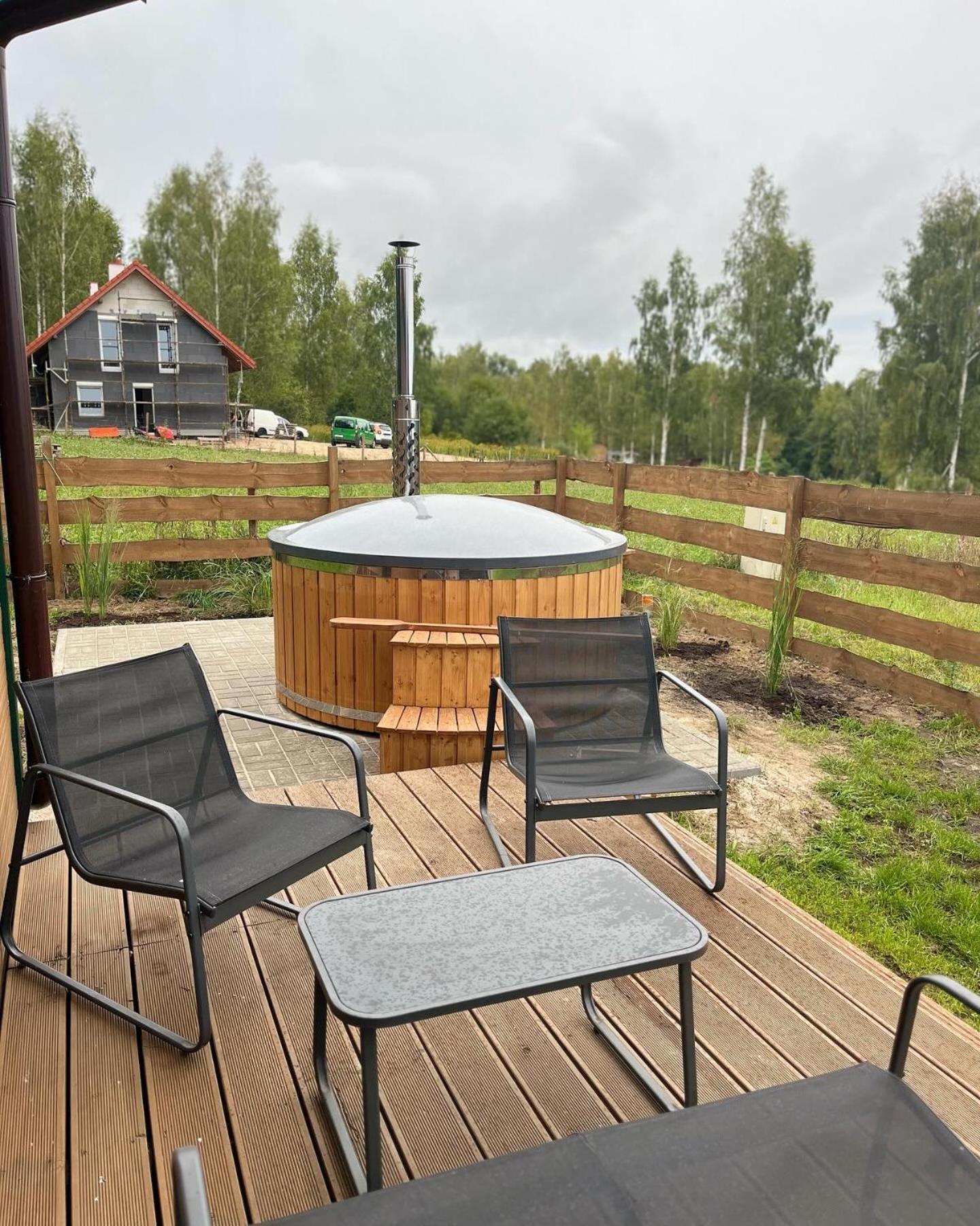 Zielona Chatka Nad Sapina Pozezdrze Extérieur photo